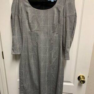ANTONIO MELANI Gray Long Sleeve Dress